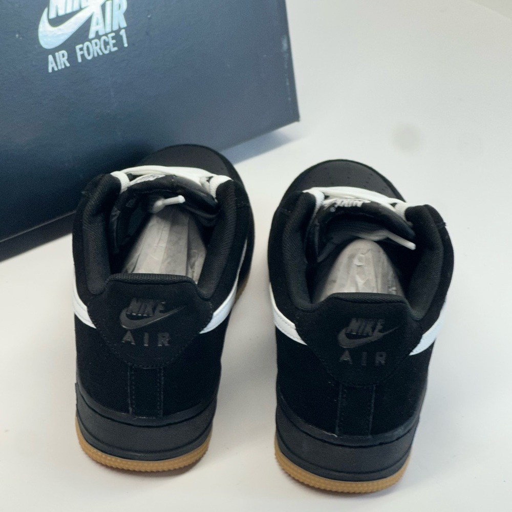 Nike Air Force 1 Low '07 LV8 Black Gum Light Brown White - Picture 4 of 6